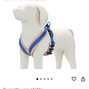 Stylish Blue Dog Harness (Model dog is for style only, not color, see pics.)